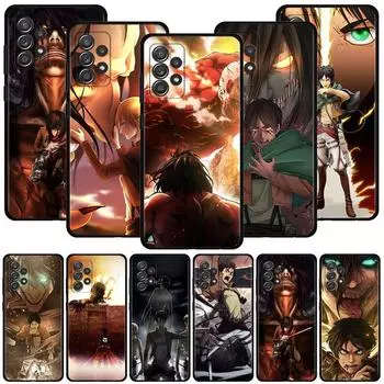 Силиконовый чехол для Samsung Galaxy A51 A12 A21s A71 A31 A02s A11 A41 A01 A02 A72 A42 A52 A32 A22, чехол для телефона «Атака Титанов», аниме For Samsung A32 5G
