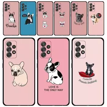Силиконовый чехол для Samsung Galaxy A51 A12 A21s A71 A52 A31 A32 A02s A72 A11 A41 A22 A01 A51 5G A02 F42, чехол «Французский бульдог» Samsung F42 5G