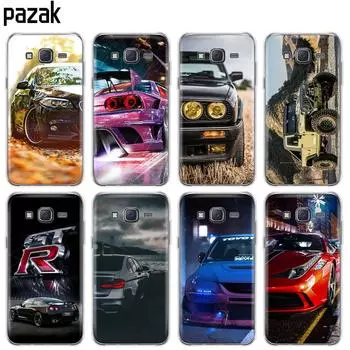 Силиконовый чехол для Samsung Galaxy J1 J2 J3 J5 J7 MINI 2016 2015 Prime, чехол для телефона, мягкий защитный чехол из ТПУ, крутой дизайн спортивного автомобиля Samsung J1 MINI