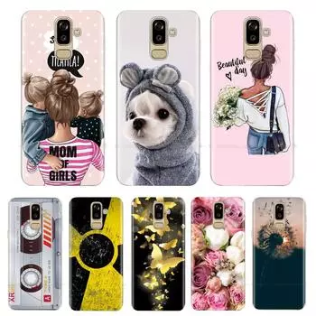 Силиконовый чехол для Samsung Galaxy J8, чехол для телефона, задняя крышка для Samsung Galaxy J8 J810, Fundas Coque, сумки с окрашенными ракушками For Samsung J8 2018