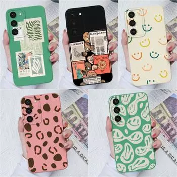 Силиконовый чехол для Samsung Galaxy S22 Plus S23 + Ultra S20 S21+ FE Note 10 Lite задняя крышка противоударная защита объектива модный роскошный бампер для Samsung Samsung Note 10 Lite