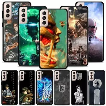 Силиконовый чехол для Samsung Galaxy S22 S21 S20 Ultra Fe S10 S9 S8 Plus 4g 5g S10e S7 Edge Cover Attack On Titan Eren For Samsung S8