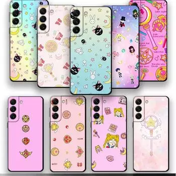 Силиконовый чехол для Samsung Galaxy S9 S10e S8 S21 S10 S20 FE S7 S22 Ultra 5G S21 Plus S21Plus чехол милый волшебная палочка луна сумка Samsung S7