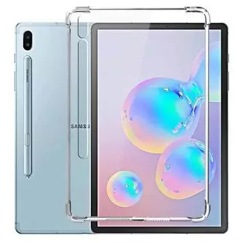 Силиконовый чехол для Samsung Galaxy Tab S7 Fe S8 Plus + 12,4 11 SM-T870 X700 X800 T730 S6 Lite Прозрачный мягкий чехол из ТПУ Tab S6