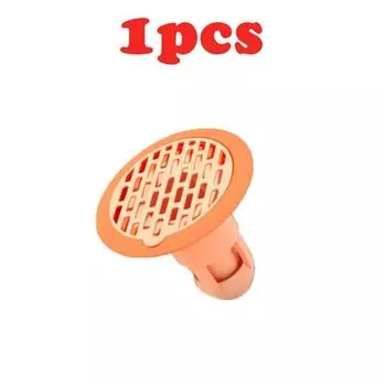 Силиконовый чехол для слива в пол, сливной фильтр для ванной комнаты, туалета, пробки для волос, фильтр для раковины, защита от запаха, защита от вредителей, уплотнительная крышка для слива розовый