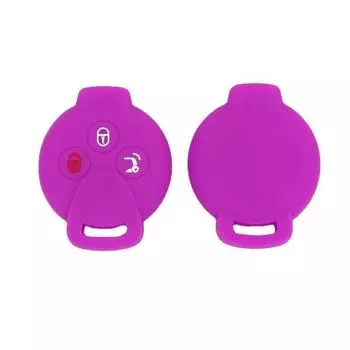 Силиконовый чехол для сменного чехла для складного ключа-пульта дистанционного управления Mercedes-Benz Smart. темно-синий