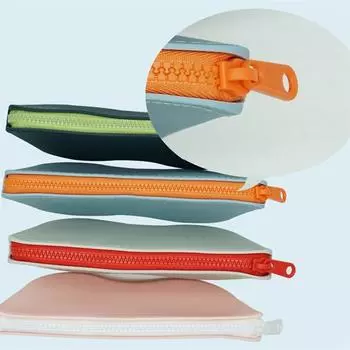 Силиконовый чехол для солнцезащитных очков, чехол для очков на молнии, портативный органайзер для очков, защитная коробка для солнцезащитных очков One Size темно-зеленого