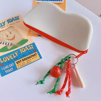 Силиконовый чехол для солнцезащитных очков для бадминтона, кошелек для монет в виде теннисной монеты с подвеской в виде плетеной веревки, аксессуары для очков серый