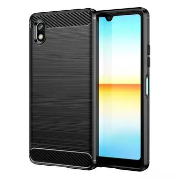 Силиконовый чехол для Sony Xperia Ace 3 ace3 Роскошный чехол из углеродного волокна для Sony Xperia ace3 Матовый противоударный чехол для телефона Coque Fundas Sony Xperia Ace 3 чёрный