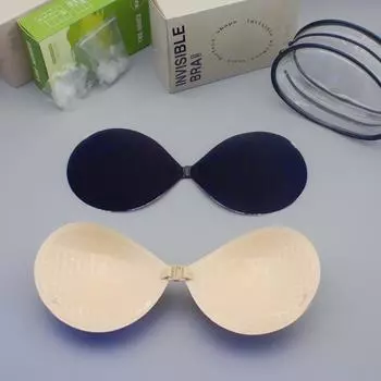 Силиконовый чехол для сосков Push-Up для свадебного платья без бретелек, невидимый свадебный бюстгальтер D