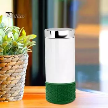 Силиконовый чехол для стакана с водой, противоскользящий нижний чехол для стаканов диаметром 7,5 см, амортизирующий защитный чехол для путешествий, кемпинга, пляжа фиолетовый