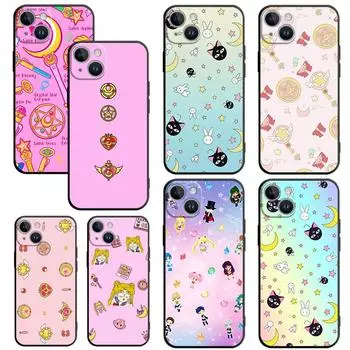 Силиконовый чехол для телефона Apple iPhone 13 Pro Max 11 6s XR XS X 7 8 12 Mini SE 14 Plus Bumper Capa Cute Magic Wand Moon Cover iPhone 14