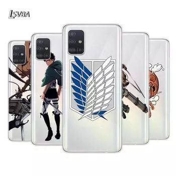 Силиконовый чехол для телефона «Атака Титанов» для Samsung Galaxy A01 A11 A12 A22 A21S A31 A41 A42 A51 A71 A32 A52 A72 A02S Samsung A01