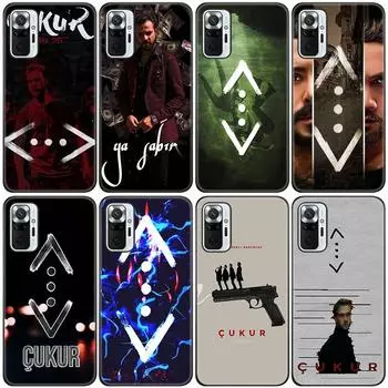 Силиконовый чехол для телефона Cukur Show TV для Xiaomi Redmi Note 11 10 9 8 Pro 11T 10T 10S 9S 8T 9 9A 9C 9T, черный мягкий чехол, чехол Redmi 8