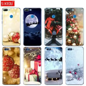 Силиконовый чехол для телефона для Huawei Honor 10 V10 3c 4C 5c 5x 4A 6A 6C pro 6X 7X 6 7 8 9 LITE чехол Новый год с Рождеством honor 4A