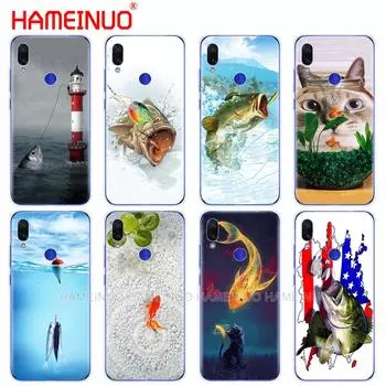 Силиконовый чехол для телефона для xiaomi mi 9 SE 9t PRO CC9 SE A3 Lite redmi NOET 7 7S PRO 7A go k20 pro y3 милая золотая рыбка-рыбка redmi note 7S