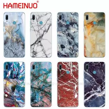 Силиконовый чехол для телефона huawei Y5 Y6 Y7 Y9 PRO PRIME 2019 honor 8s 8a 20 LITE PRO 10i view 20 V20 мраморная роспись honor 20 pro