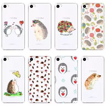 Силиконовый чехол для телефона Kawaii Hedgehog Heart Love для Meizu Pro 6 7 Plus U10 U20, мягкая задняя крышка для Meizu 16th 16x 15 Lite 16 Plus Meizu Pro 6
