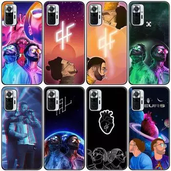 Силиконовый чехол для телефона PNL Rapper для Xiaomi Redmi Note 11 10 9 8 Pro 11T 10T 10S 9S 8T 9 9A 9C 9T черный мягкий чехол Coque Funda Redmi 9