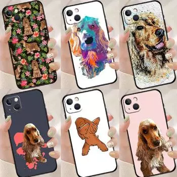 Силиконовый чехол для телефона с английским кокер-спаниелем и собакой для iPhone 11 12 13 Pro Max Mini X XR XS Max 6 7 8 Plus SE 2020 iphone 5 5S