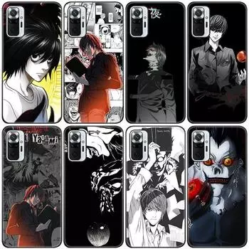 Силиконовый чехол для телефона с аниме Манга Death Note Ryuk для Xiaomi Redmi Note 11 10 9 8 Pro 11T 10T 10S 9S 8T 9 9A 9C 9T, черный чехол Redmi 8