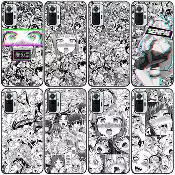Силиконовый чехол для телефона с изображением аниме девушки из Японии, милым лицом, для Xiaomi Redmi Note 11 10 9 8 Pro 11T 10T 10S 9S 8T 9 9A 9C 9T Redmi 8