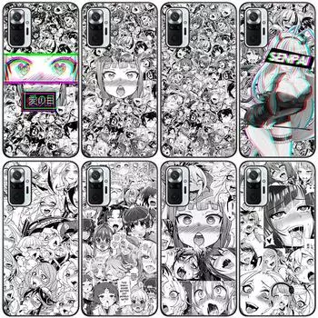 Силиконовый чехол для телефона с изображением аниме девушки из Японии, милым лицом, для Xiaomi Redmi Note 11 10 9 8 Pro 11T 10T 10S 9S 8T 9 9A 9C 9T Redmi 9