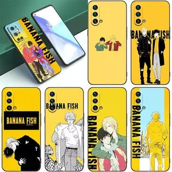 Силиконовый чехол для телефона с изображением банановой рыбы и аниме для OnePlus 10T 10R 9RT 8T 7T Pro Nord 2 N10 N100 N200 CE2 Lite 2T ACE 5G, черный чехол OnePlus 7