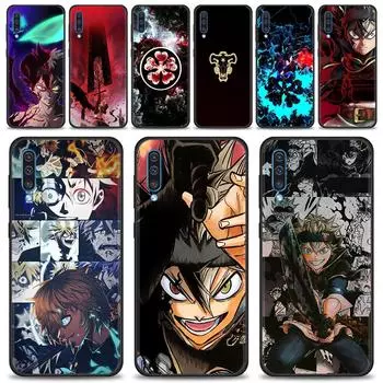 Силиконовый чехол для телефона с изображением черного клевера в стиле аниме для Samsung Galaxy A50 A70 A10 A20e A30 A40 A20s A10s A10e A80 A90 A60 A30s For Samsung A10e