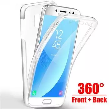 Силиконовый чехол для телефона с полным покрытием на 360° для iPhone Samsung Huawei Honor Xiaomi Redmi OPPO OnePlus с защитой от падения Прозрачный гибридный жесткий чехол для ПК iPhone 6 прозрачный