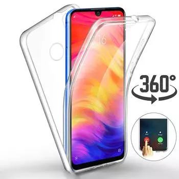 Силиконовый чехол для телефона с полным покрытием на 360° для iPhone Samsung Huawei Honor Xiaomi Redmi OPPO OnePlus с защитой от падения Прозрачный гибридный жесткий чехол для ПК iPhone 6 прозрачный