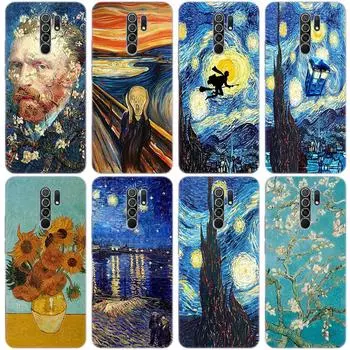 Силиконовый чехол для телефона с рисунком Ван Гога для Xiaomi Redmi Note 10 9 Pro Max 10S 9S 8T 8 8A 9 9A 9C 9T K40 Pro, мягкий чехол Redmi 8