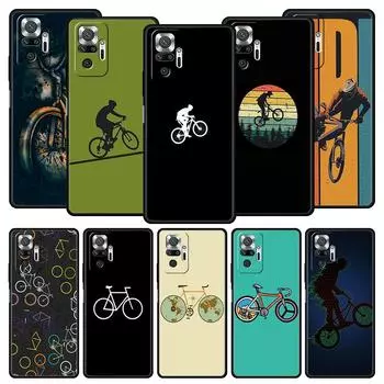 Силиконовый чехол для телефона Xiaomi Redmi Note 12 10 11 9 8 Pro Plus 9S 7 8T 9T 9A 8A 9C K40 игровой мягкий чехол для горных велосипедов и велоспорта Redmi Note 9