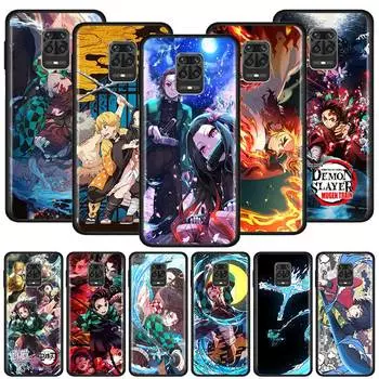 Силиконовый чехол для телефона Xiaomi Redmi Note 11 10 9 9S 8T 8 Pro 7 9A 9C 10S 11S K50, мягкая задняя крышка из ТПУ, чехол Demon Slayer Shell Redmi Note 7
