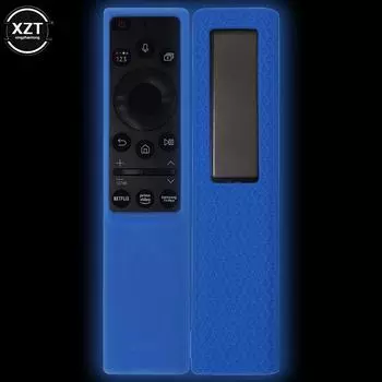 Силиконовый чехол для телевизора Samsung BN59-01327BN59-01327A BN59-01327B Защитный чехол для пульта дистанционного управления на солнечной батарее, сменный чехол с защитой от падения чёрный