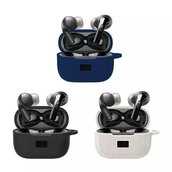 Силиконовый чехол для ультра открытых наушников-вкладышей Bluetooth-совместимый защитный чехол противоударный защитный чехол чёрный