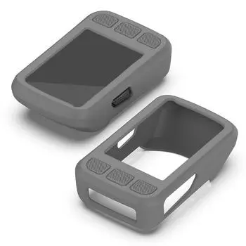 Силиконовый чехол для велосипедной кодовой таблицы, устойчивый к падению, для Wahoo ELEMNT BOLT V2 (серый) ?