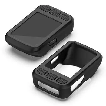 Силиконовый чехол для велосипедной кодовой таблицы, устойчивый к падению, для Wahoo ELEMNT BOLT V2 (черный) К