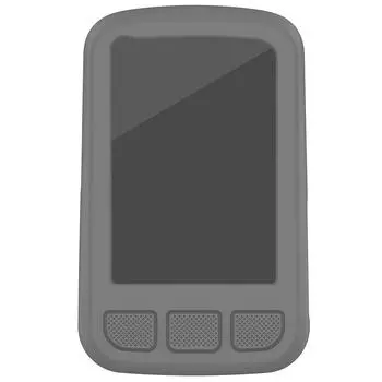 Силиконовый чехол для велосипедной кодовой таблицы, устойчивый к падению, для Wahoo ELEMNT BOLT V2 (серый) ?