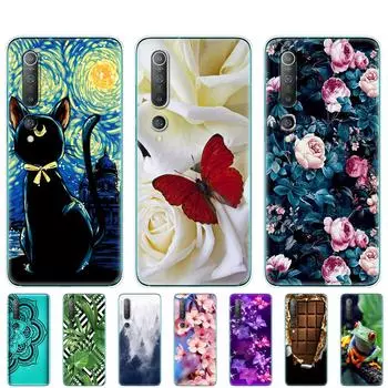 Силиконовый чехол для Xiaomi Mi 10, мягкий чехол из ТПУ на заднюю панель телефона для Xiaomi Mi 10 Pro Mi10 Etui 6,67 полный защитный чехол-бампер Xiaomi mi 10