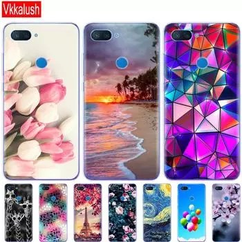 Силиконовый чехол для Xiaomi mi 8 LITE, чехол 6,26 дюйма, прозрачный чехол из ТПУ, милый чехол для Xiaomi mi 8 lite, задняя крышка для Xiaomi mi8, чехол for xiaomi mi 8 lite