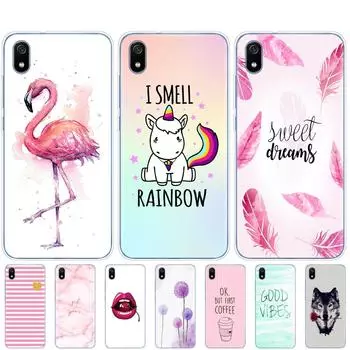 Силиконовый чехол для Xiaomi Redmi 7a, чехлы с полной защитой, мягкая задняя крышка из ТПУ для Redmi 7 A, бампер, чехол для телефона, чехол for Redmi 7A