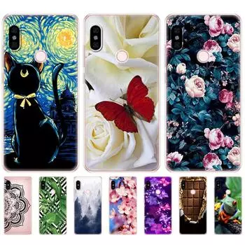 Силиконовый чехол для Xiaomi Redmi Note 6 Pro, чехол 6,26 дюйма, Мягкая задняя крышка из ТПУ для телефона Xiaomi Redmi Note 6 Pro, прозрачная защитная сумка Redmi NOTE 6 PRO