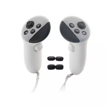 Силиконовый чехол для захвата и силиконовый колпачок для клавиш Meta Quest 3 Защитный чехол для сенсорных контроллеров Аксессуары для виртуальной реальности