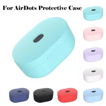 Силиконовый чехол для защиты от царапин для Redmi Airdots розовый