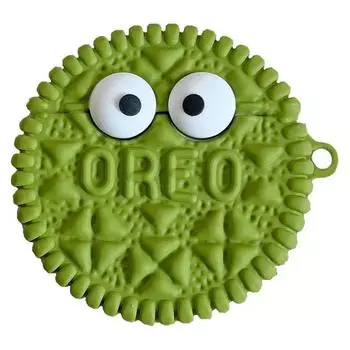 Силиконовый чехол Huawei Penguin AirPods 1/2 Generation Eyes Oreo-Green]