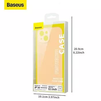 Силиконовый чехол и защитное стекло Baseus