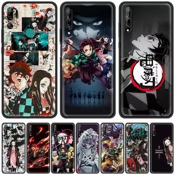 Силиконовый чехол из ТПУ Demon Slayer Kimetsu No Yaiba для Huawei Y6 Y7 Y9 2019 Y5 Y5p Y6p Y6s Y7p Y8p Y8s Y9a Y9s Y9 Prime, мягкий чехол Huawei Y5p