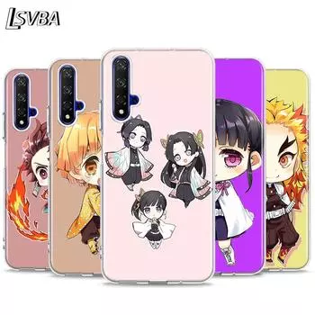Силиконовый чехол Kawaii Kimetsu No Yaiba для Honor 20 20S 20E 8 8A Prime 8X MAX 8C 8S 7A 7C 7S Pro Honor 7S