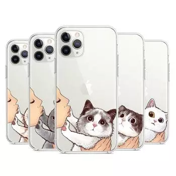 Силиконовый чехол «Кот не целуй меня» для Apple IPhone 13 12 Mini 11 Pro XS MAX XR X 8 7 6 6S 5 Plus SE, чехол для телефона iPhone 5 5S